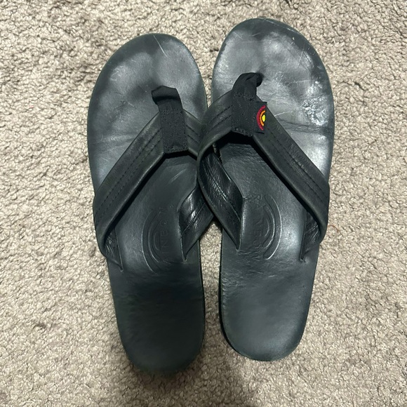 Rainbow Shoes Leather Rainbow Sandals Poshmark